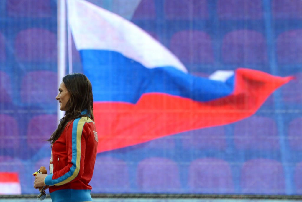 Yelena Isinbayeva believes a ban of Russia at Rio 2016 would be hypocritical and unfair ©Getty Images