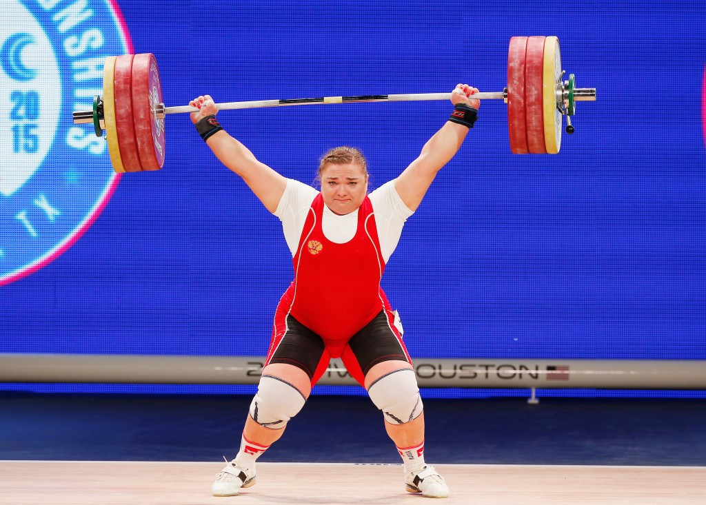 Tatiana Kashirina was among Russian weightlifters automatically ruled out of Rio 2016 having a previous doping conviction but has now been joined by the whole team after the decision of the IWF to ban them ©Getty Images