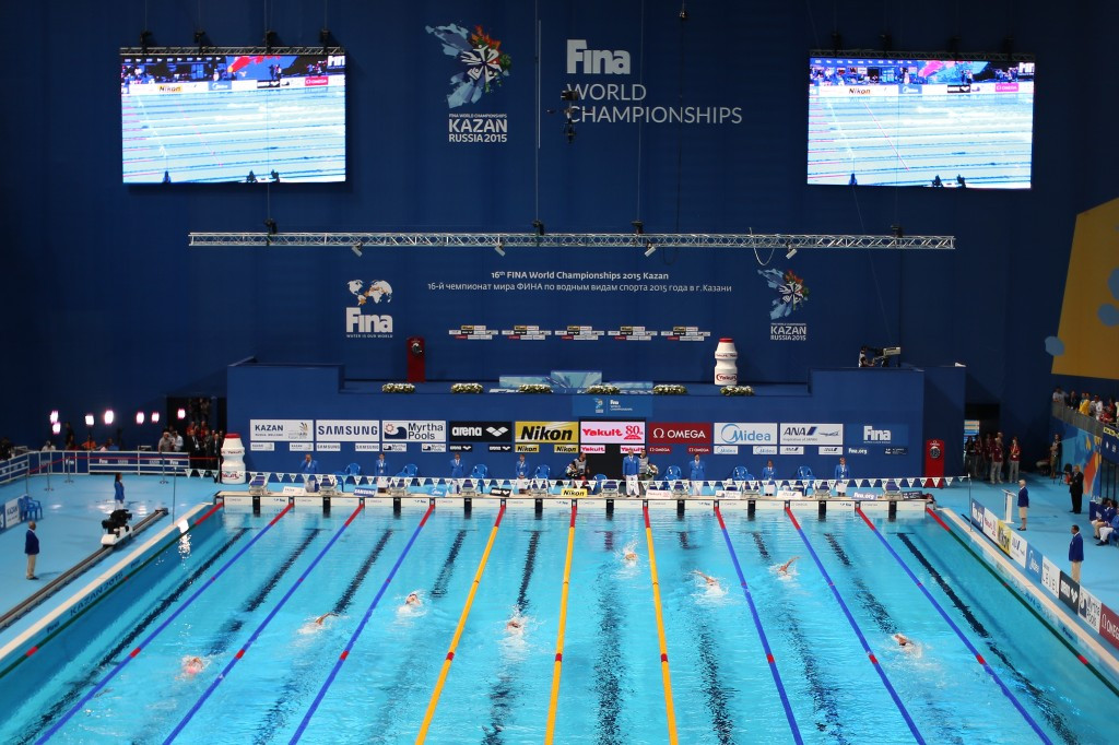 Kazan played host to last year's World Swimming Championships ©Getty Images
