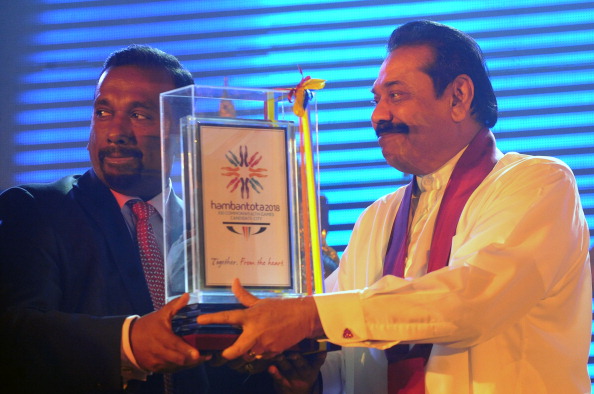 Mahindananda Aluthgamage_and_Mahinda_Rajapaksa_at_launch_of_logo_January_31_2011