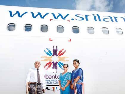 Hambantota 2018_name_on_Sri_Lankan_plane