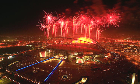 Doha fireworks_Olympics