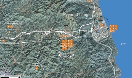Pyeongchang rail_link_map