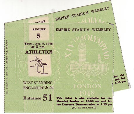 London 1948_tickets