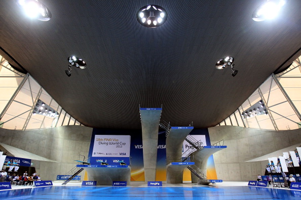London 2012_Aquatics_Centre_on_first_day_of_diving_test_event_February_20_2012