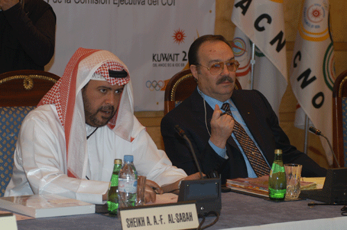 Sheikh Ahmad_Al-Fahad_Al-Sabah_with_Mario_Vasquez_Rana