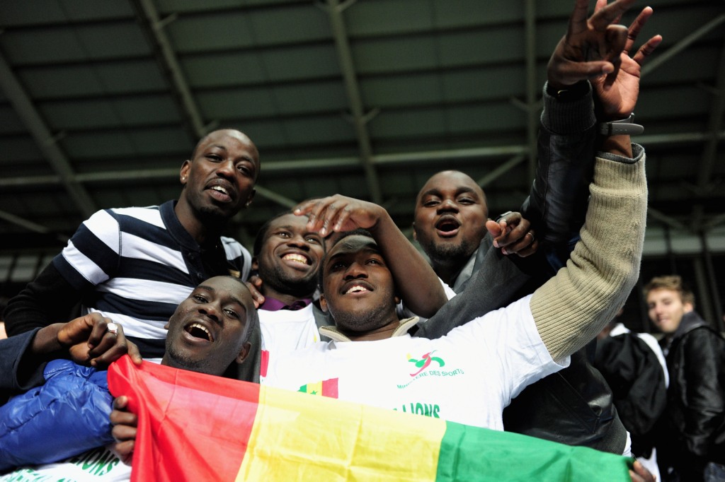 Senegal fans_celebrate_London_2012_playoff_April_23_2012