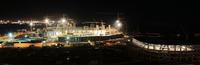Sochi 2014_Olympic_Stadium_under_construction