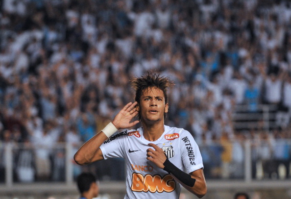 Neymar celebrates_goal_May_11_2012