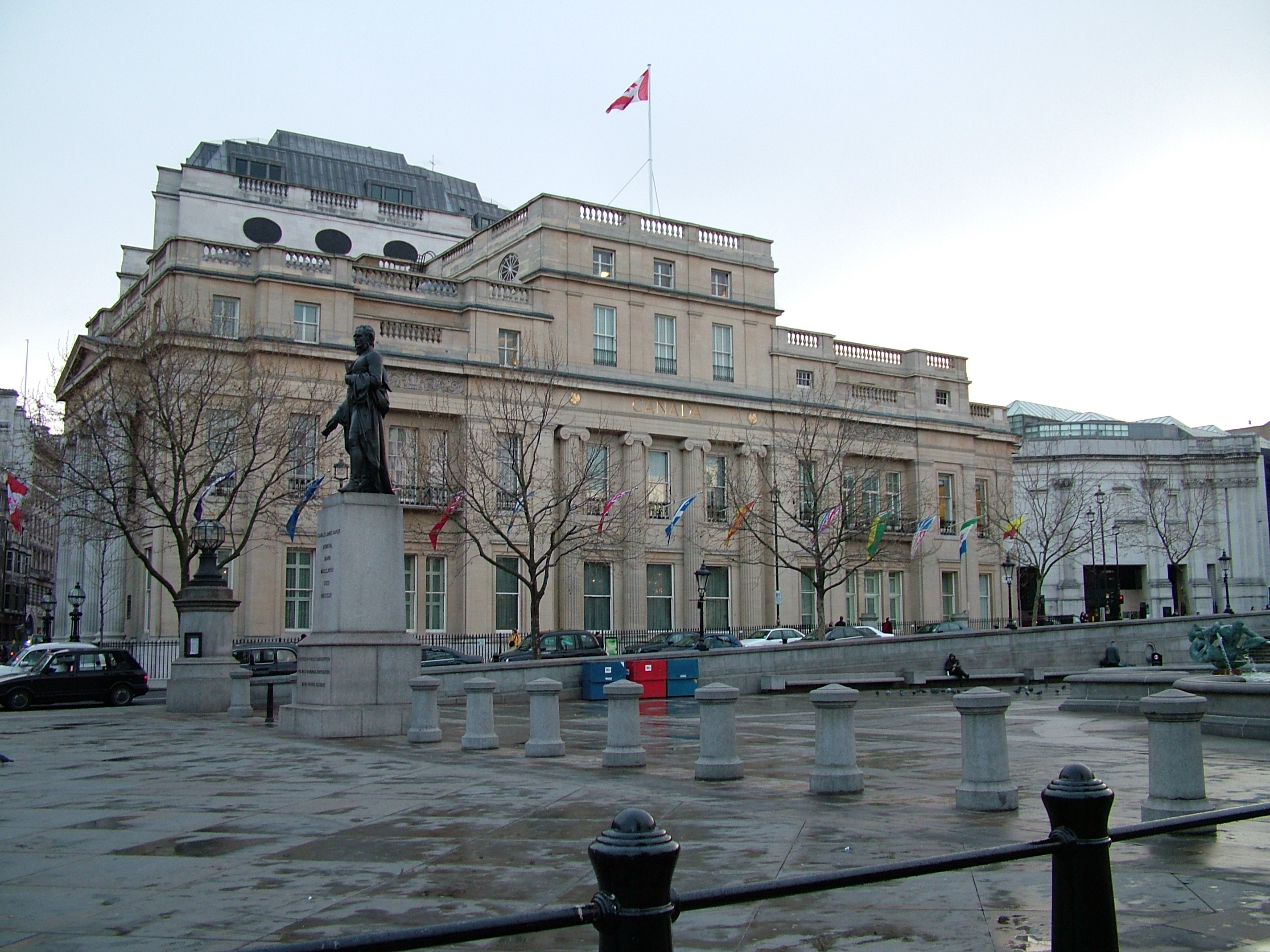 Canada House_view_from_Trafalgar_Square