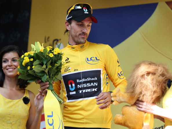 Fabian Cancellara_wearing_yellow_jersey_Prologue_Liege_June_30_2012