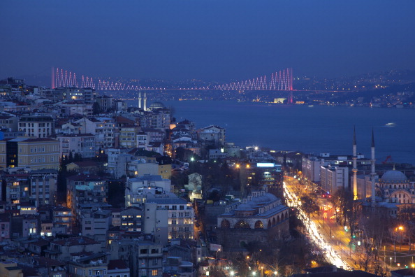 Istanbul view_at_night_with_bridge
