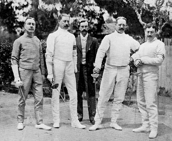Lord Debsorough_with_British_Fencing_team