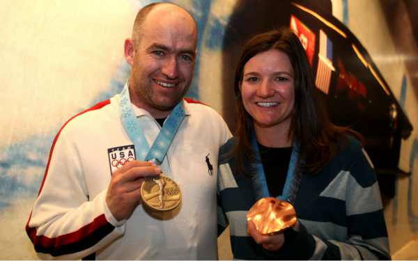 Rick Bower_poses_with_halfpipe_snowboarder_Kelly_Clark_20-06-12