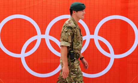 Army at_Olympic_Park_London_2012