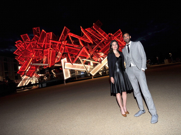 Designers Pernilla_Ohrstedt__Asif_Khan_unveil_the_Coca-Cola_Beatbox_at_the_Olympic_Park