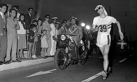 Don Thompson_wins_50km_Rome_1960