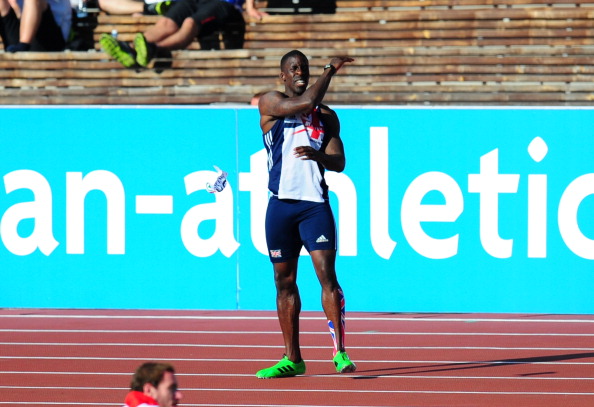 Dwain Chambers_of_Great_Britain_reacts_after_dropping_the_baton_in_the_Mens_4x100_Metres_Final_at_the_European_Athletics_Championships_Helsinki_2012