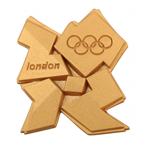Gold 3D_Olympics_logo_pin