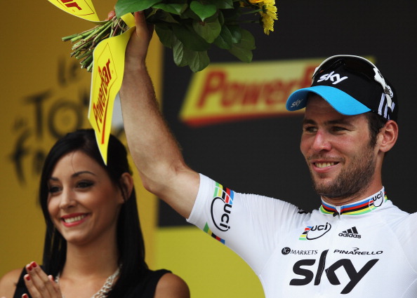Mark Cavendish_on_podium_Tour_de_France_stage_two_July_2_2012