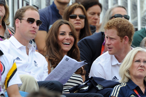 Prince William_Kate__Prince_Harry_at_equestrian