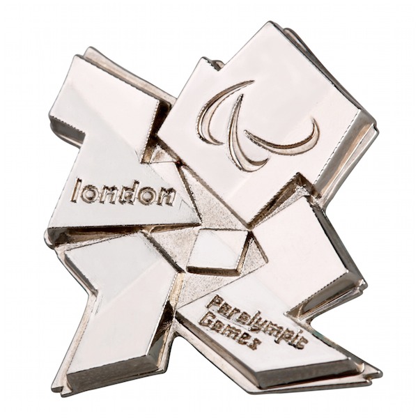 Silver 3D_Paralympics_logo_pin