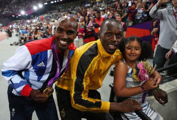 Mo and_Rihanna_Farah_with_Usain_Bolt_August_11