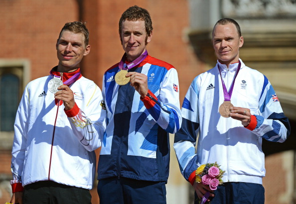 Silver medallist_Tony_Martin_of_Germany_gold_medallist_Bradley_Wiggins_of_Great_Britain_and_bronze_medallist_Christopher_Froome_of_Great_Britain