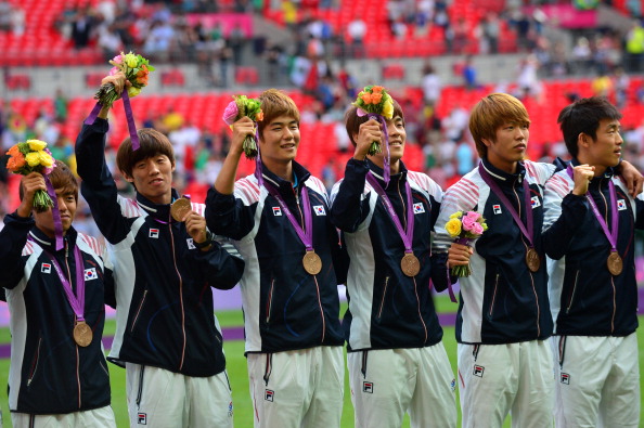 South Korean_London_2012_footballers_August_11