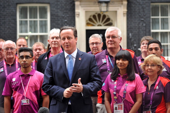 David Cameron_and_London_2012_Games_Makers_10_Sept