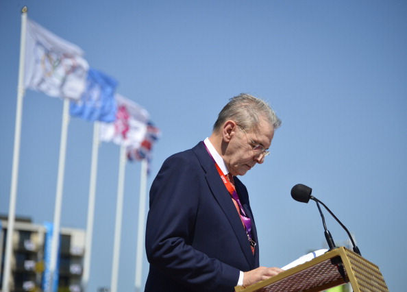 Jacques Rogge_Olympic_Village_Silence_for_Munich_victims_Sept_23