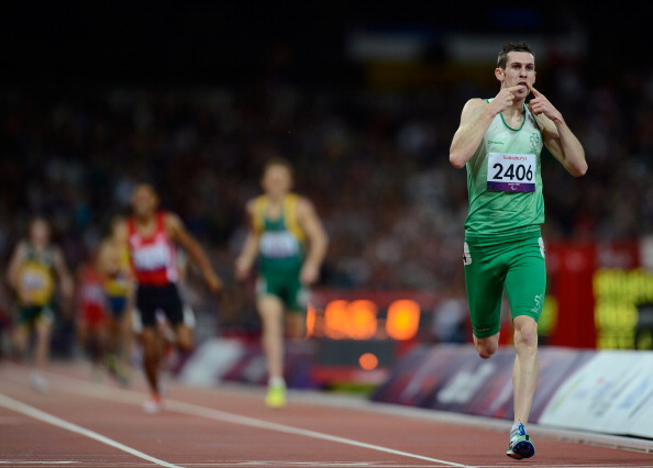 Michael McKillop_crosses_line_to_win_London_2012_Paralympic_1500m_September_2_2012