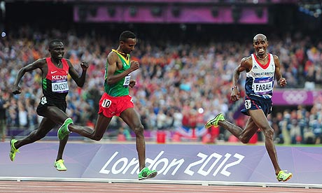 Mo Farah_sprinting_to_win_5000m_London_2012
