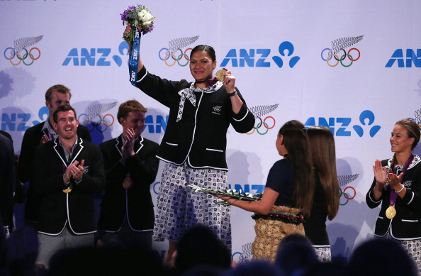 Valerie Adams_receives_Olympic_gold_medal_Auckland_September_19_2012