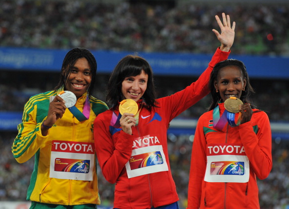 Caster Semenya_of_South_Africa_Mariya_Savinova_of_Russia__Janeth_Jepkosgei_Busienei_of_Kenya_2011_IAAF_World_Championships