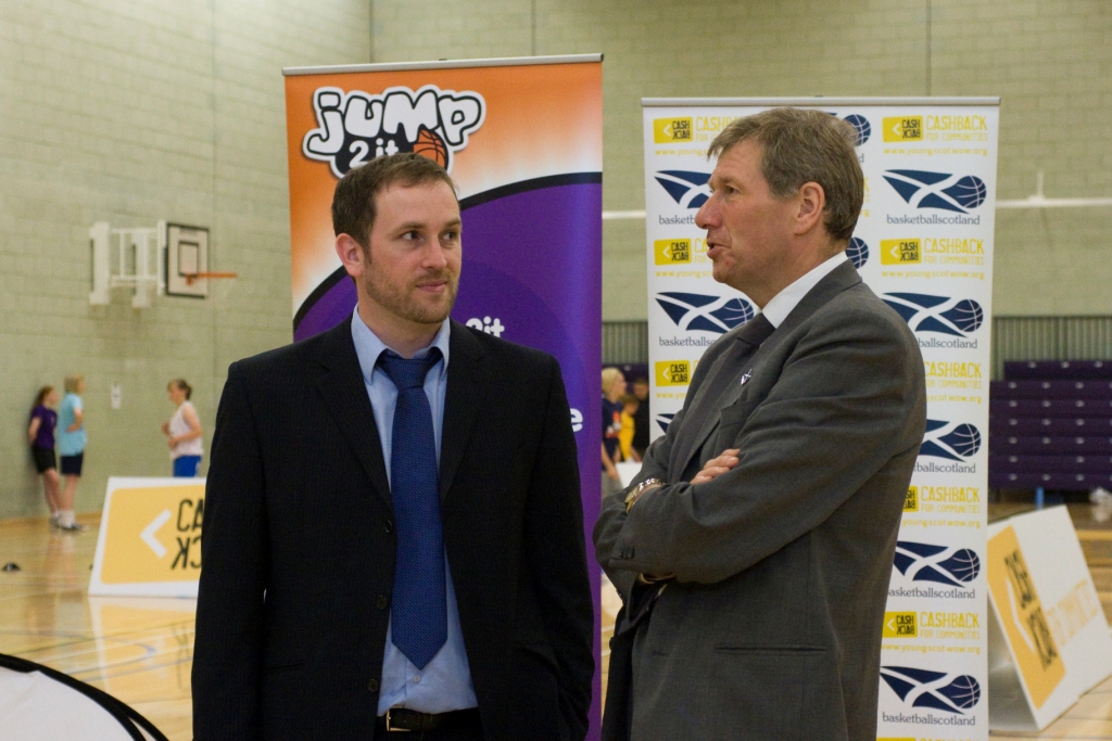 Kevin Pringle_chief_executive_of_basketballscotland__Kenny_MacAskill_Scottish_justice_minister