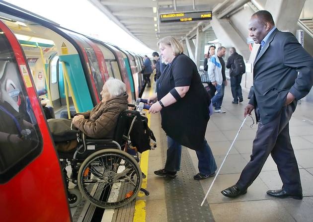 Disabled passengers during London 2012