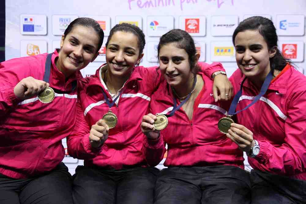 Egypt squash team Nov 18 