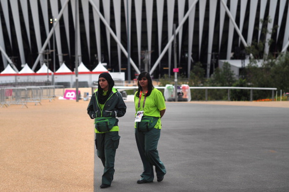 G4S security guards Olympic Park London 2012