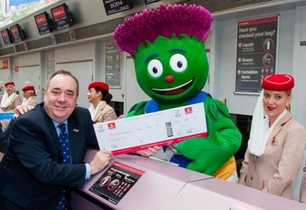 Glasgow 2014 announce sponsorship with Emirates November 7 2012 2