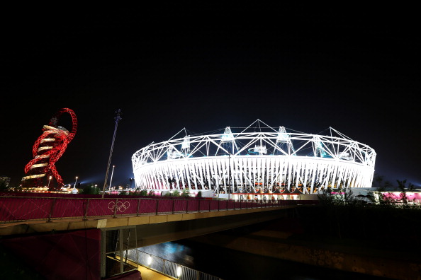 London 2012 Olympic stadium wrap