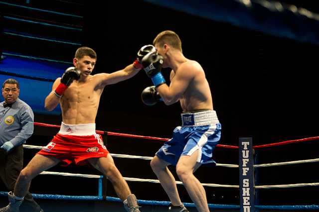 Sean McGoldrick fighting in WSB v USA November 15 2012
