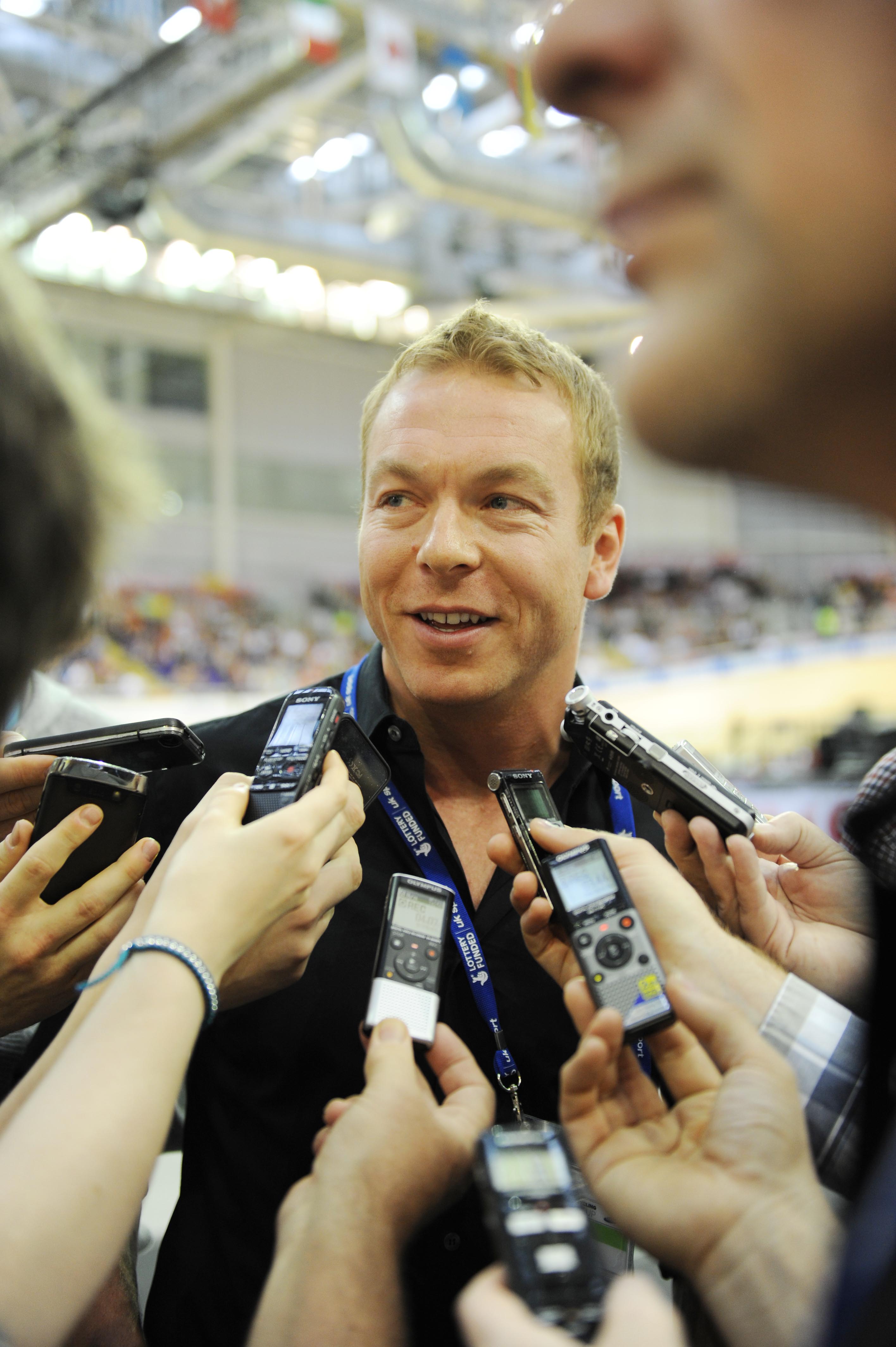 Sir Chris Hoy at UCI Track World Cup 2