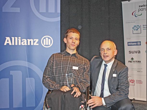 Tobias Fankhauser wins Swiss Newcomer of the Year award November 2012