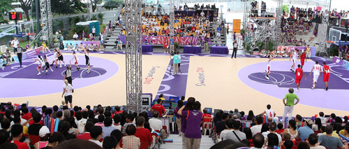 3x3 basketball at Singapore 2010