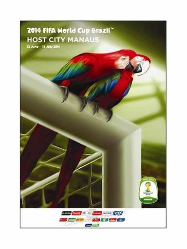 Manaus poster for World Cup 2014