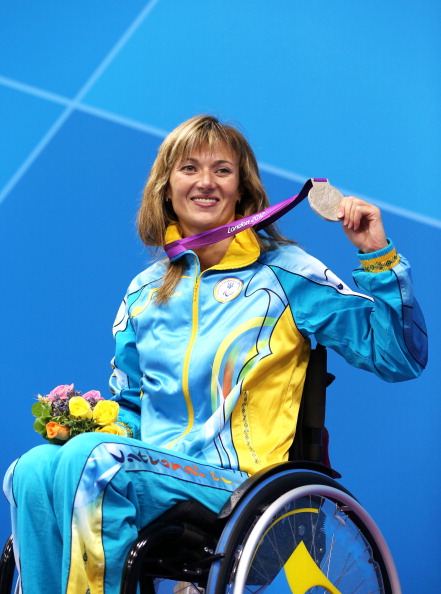 Natalia Prologayeva with London 2012 Paralympic medal