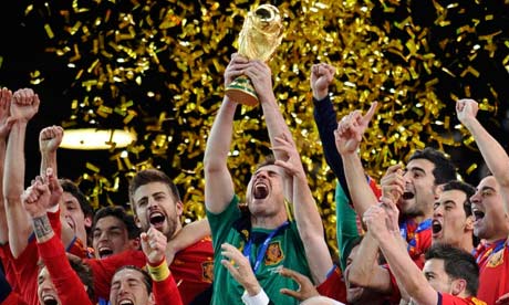 Spain lift World Cup South Africa 2010