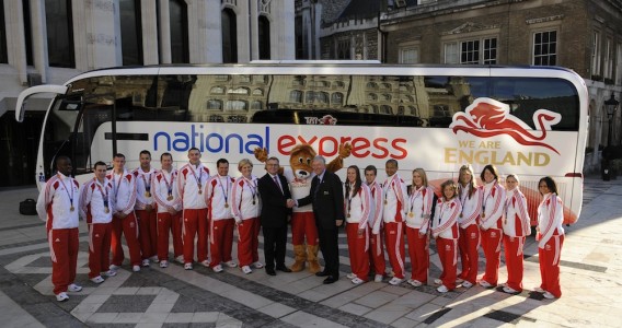 CGE sealed a new long-term partnership with National Express in the run up to Glasgow 2014