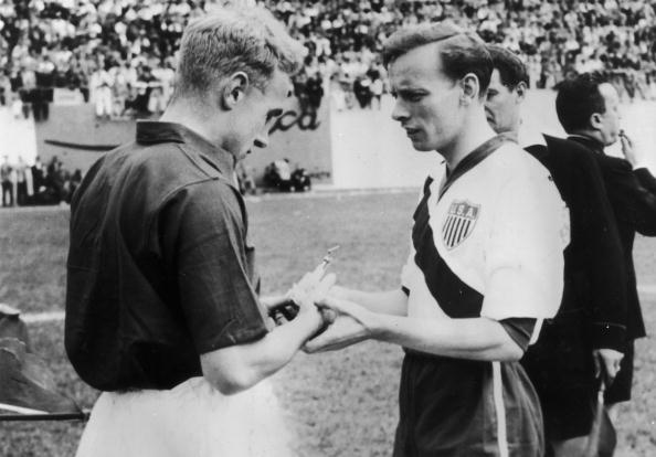 England vs United States of America captains 1950 World Cup